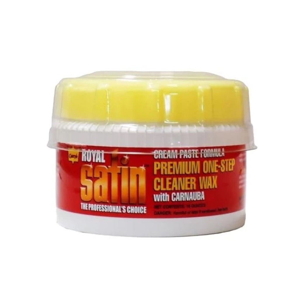 Garry's Royal Satin One Step Cleaner Wax Deep Clean, Shine, & Protect 10 Oz NEW